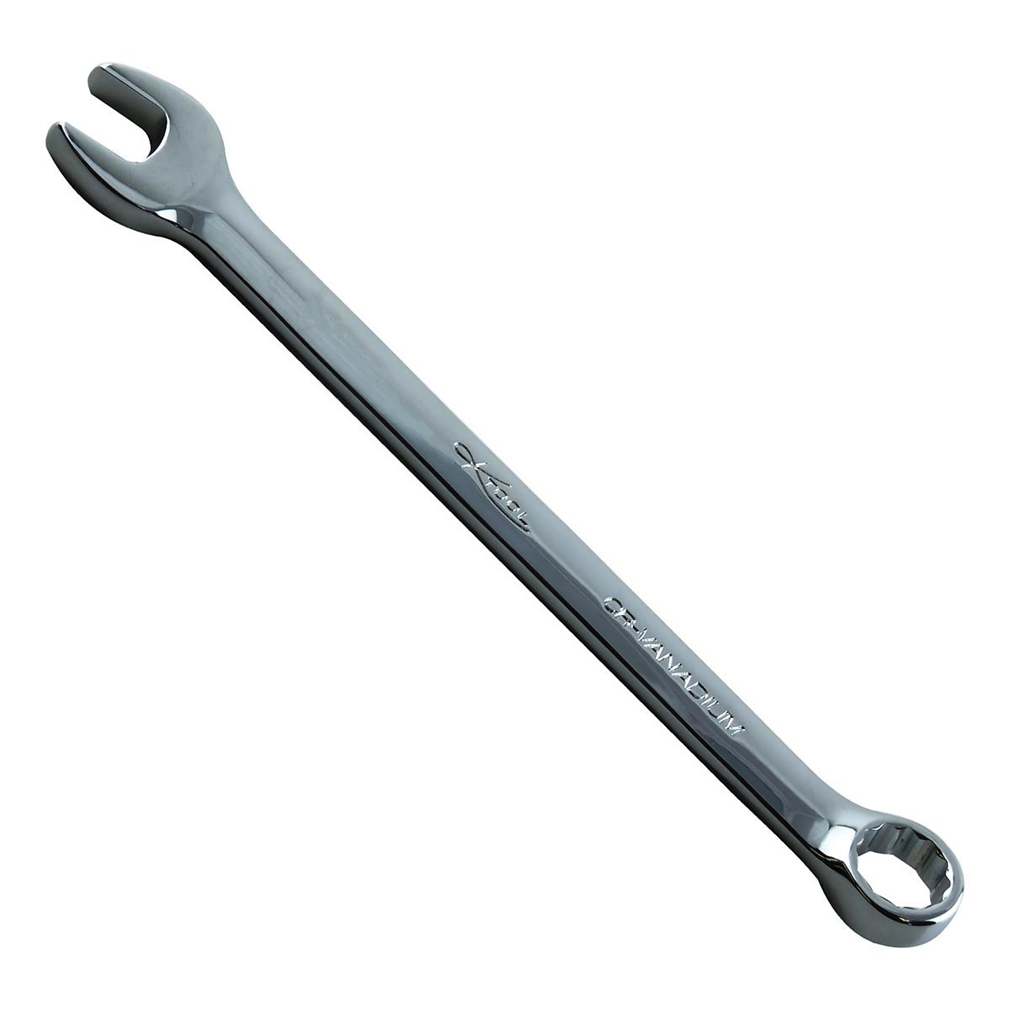 K-Tool International Combination Wrench — 12mm, 12-Point, 15-Degree Offset, Chrome Vanadium Steel, Model# KTI41812